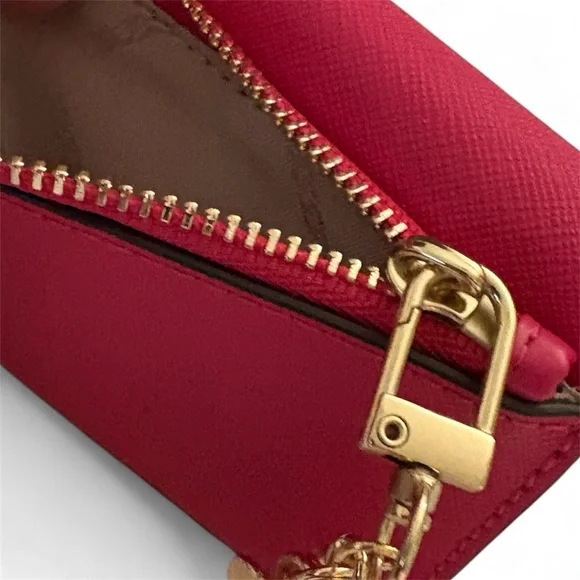 NWT Michael Michael Kors Pink Trifold Wallet in Saffiano leather. - Picture 5 of 7